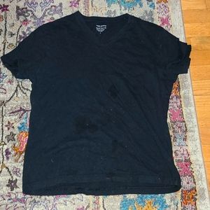 Black Banana Republic V NECK TEE SHIRT